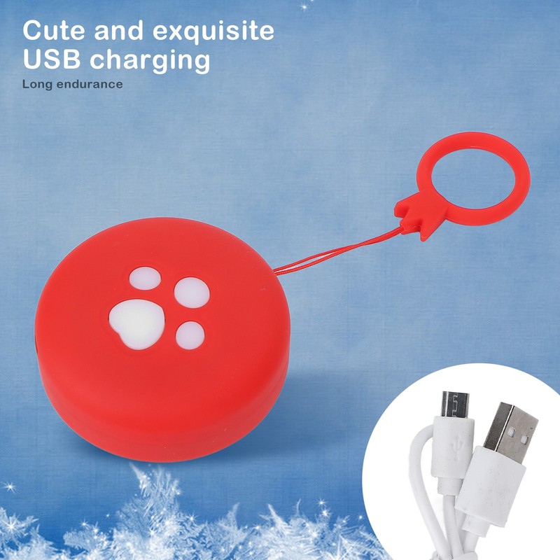 Electric Hand Warmer Men Women Cute Cat Paw Pattern Winter