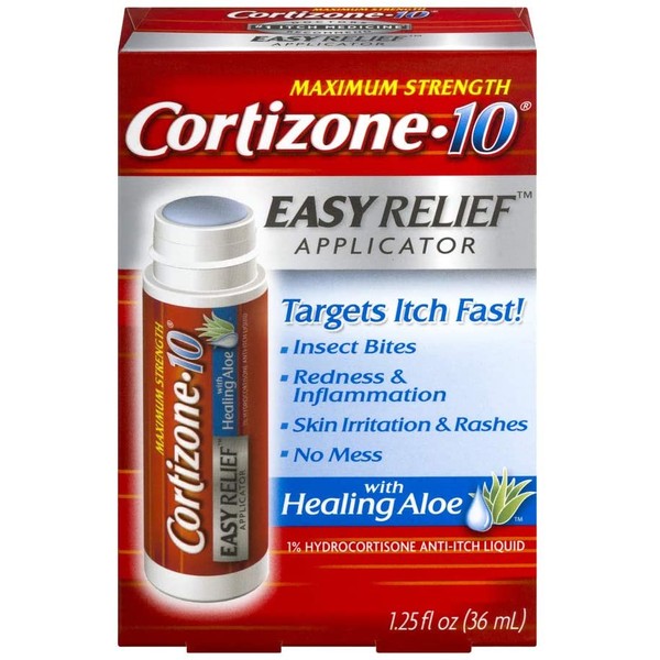 Cortizone 10 Easy Applcto Size 1.25z Cortizone 10 Easy Relief Applicator With Healing Aloe 1.25oz
