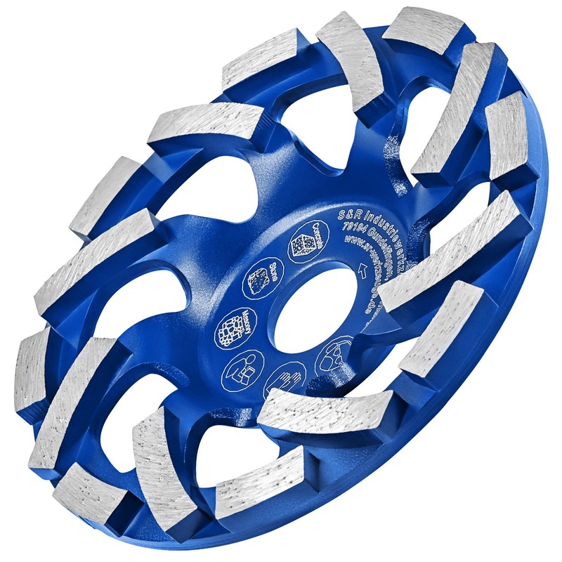 S&R Diamond Cup Wheel 125 mm - Cup Grinder for