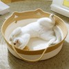Handwoven Cotton Rope Cat Bed Multifunctional Exquisite Comfortable Cat House