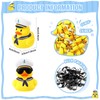 Shappy 36 Pcs Cruise Duck Bulk with Sunglasses Sets 2