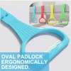 MIRKUZI Pack of 4 Rings for Baby Cots Multicoloured Hanging