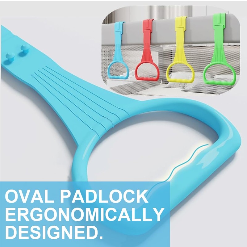 MIRKUZI Pack of 4 Rings for Baby Cots Multicoloured Hanging