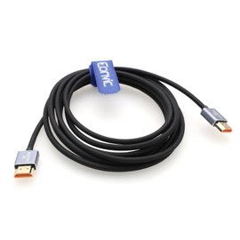 Eonvic 8K High Speed 2.1 HDMI to HDMI Braided 60Hz 48Gbps Cable for Sony A7S3 Z CAM E2 F6 S6 Canon C300 Mark III Camera Panasonic GH5 GH5S G9 Atomos Ninja V Portkeys BM5 Monitor