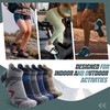 ANTSANG Merino Wool Ankle Hiking Running Socks Compression Thick Cushion