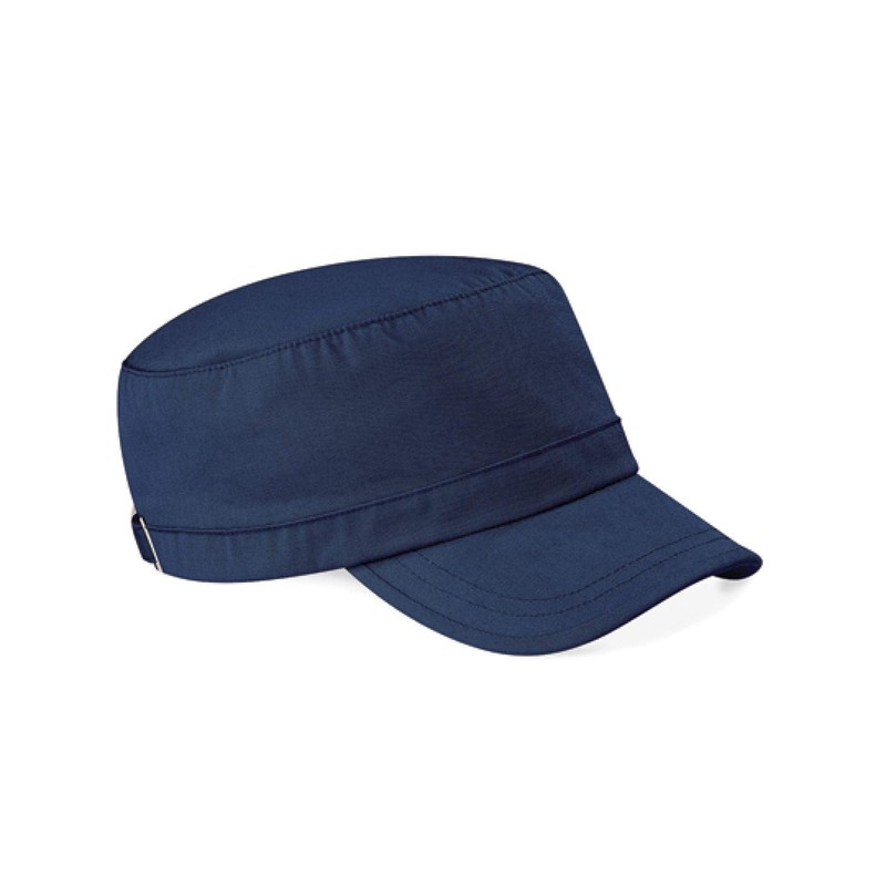 Beechfield Army Cap - Classic Military Style Hat - Black