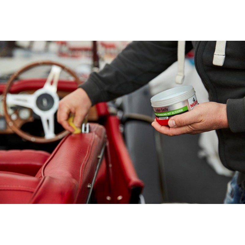 Nigrin Performance 73170 Leather Care Set Soap with Balm, Single