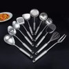 304 Stainless Steel Kitchen Utensils Set, 11PCS Metal Cooking Tools,