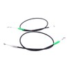 IEQFUE 2PCS Front Door Cable Assembly 69710-0C010 Compatible with Toyota