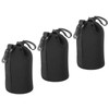 PATIKIL Camera Lens Bag, 3 Pcs 3.7" ID x 7.1"
