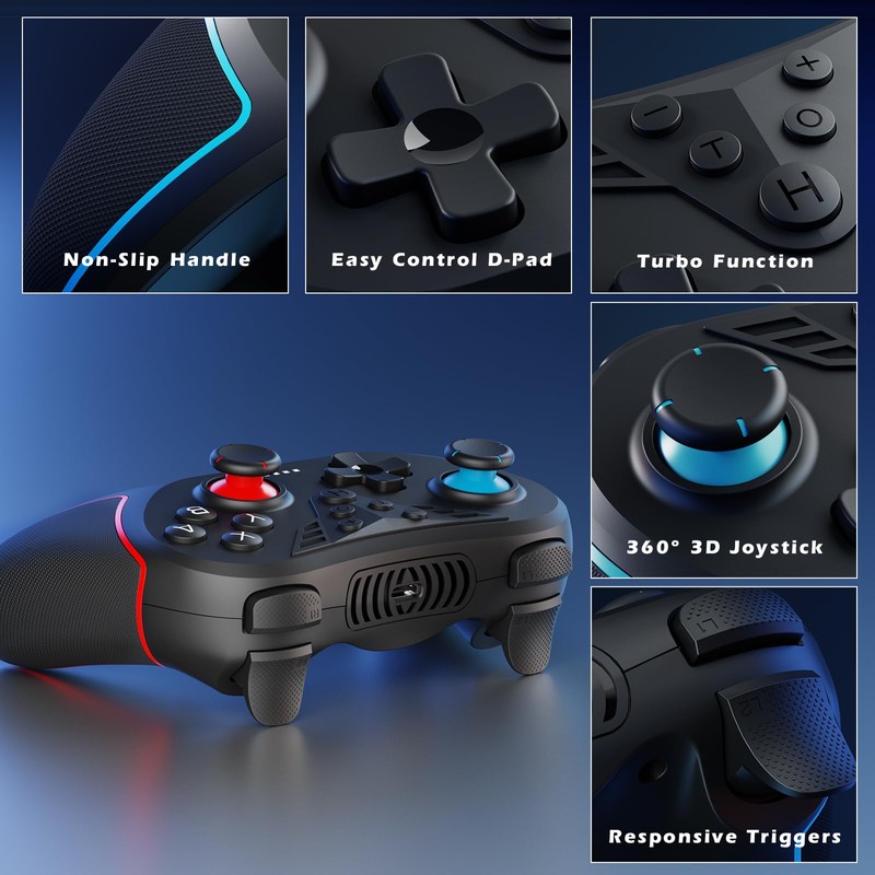LATEC Controller für Switch, Wireless Switch Controller Kompatibel mit Switch