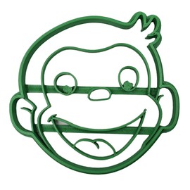 PlasticJewels George's Face Cookie Cutter (Curious George)