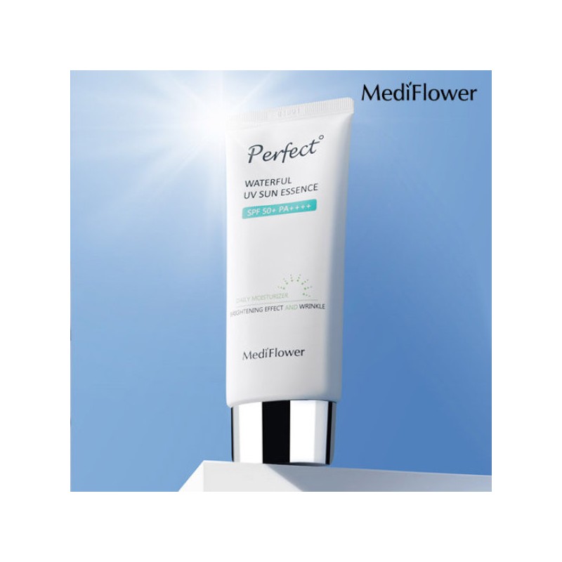 Mediflower 메디플라워 퍼펙트 워터풀 유브이 선에센스 50mlx4 / 수분 선크림