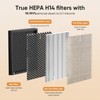DAYETTE H14 Filter 2 Pack AP303 AP304 Air Purifier Replacement