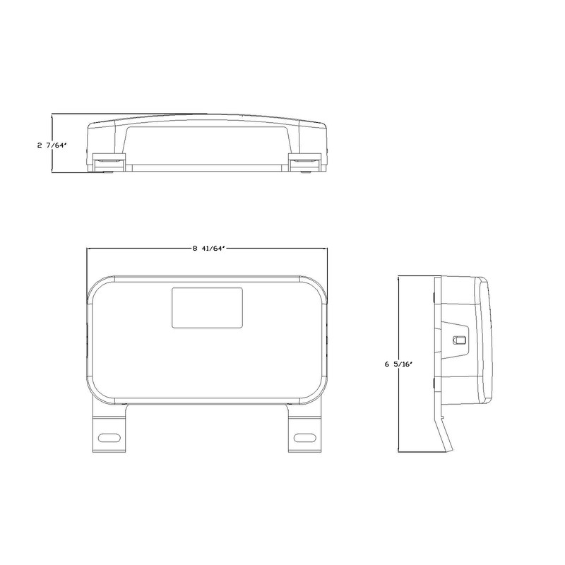 Lumitronics Red Surface Mount Light, License Bracket and License Light,