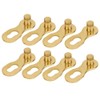 Alomejor 4 Pairs Bicycle Chain Link Steel Bicycle Chain Speed