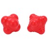 2pcs Rubber Reaction Bounce Balls Irregular Shape Reaction Balls for