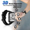 Pedometer Watch, Multi-Function Pedometer for Walking Steps and Miles, 3D