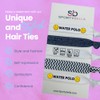 Water Polo Hair Ties Set – 6pc No-Crease Elastic Ponytail