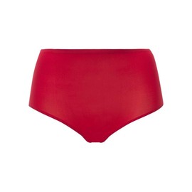 Chantelle Women's Soft Stretch High Rise Brief, Poppy Red, One Size