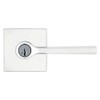 Kwikset Lisbon Entry Door Handle with Lock and Key, Secure