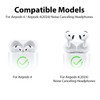 Adhiper 3 Pairs Ear Hooks for Airpods 4 [Added Earphone