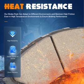 4PCS Front Ceramic Brake Pads Fit for Scion xD 2008-2014 for Toyota Corolla 2009-2019