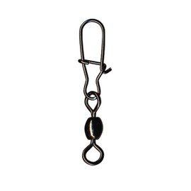 FTM Seika Pro Spin Swivel with Duo Lock Carabiner – 10 Fishing Swivels for Spin Fishing for Pike, Zander & Perch, Hanger, Snaps, Size/Load Capacity: 3 / 18 kg