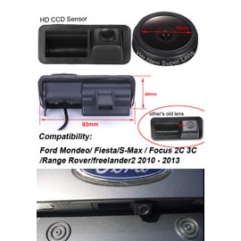 1280 x 720 Pixel Super HD Camera Waterproof Night Vision Boot Handle Rear View Camera with Micro Switch Replacement for Ford Mondeo / Fiesta / S-Max / Focus 2C 3C / Range Rover / Freelander2 2010-2013