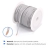 Glarks 11 Yards x 2mm Round Leather String Cord, Soft