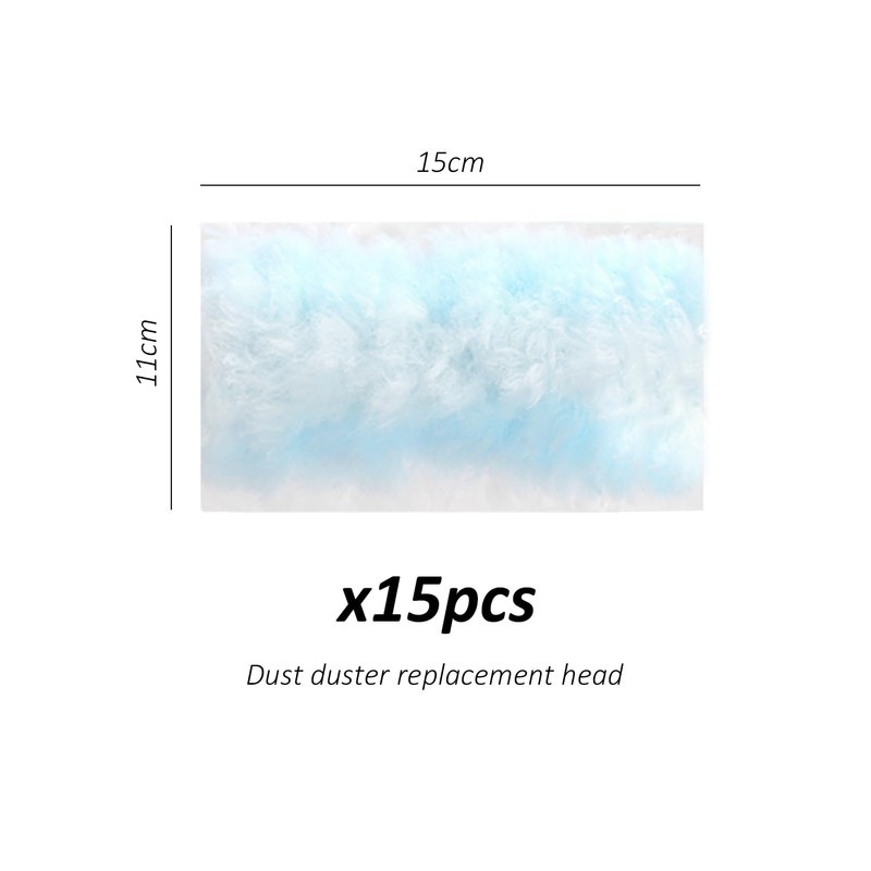 Pack of 15 Duster Replacement Head, Electrostatic Duster Replacement Head,