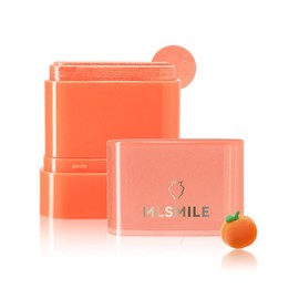 Multi-Purpose Makeup Hydrating Cream Blush Stick, Beauty Solid Moisturizer Stick For Cheek & Eyes & Lips，Waterproof Natural Moisture Smooth Blendable Matte Finish Face Blush Makeup (#04 Orange)