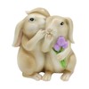Generic Easter Bunny Statue Rabbit Garden Figurine Cute Easter Decoration