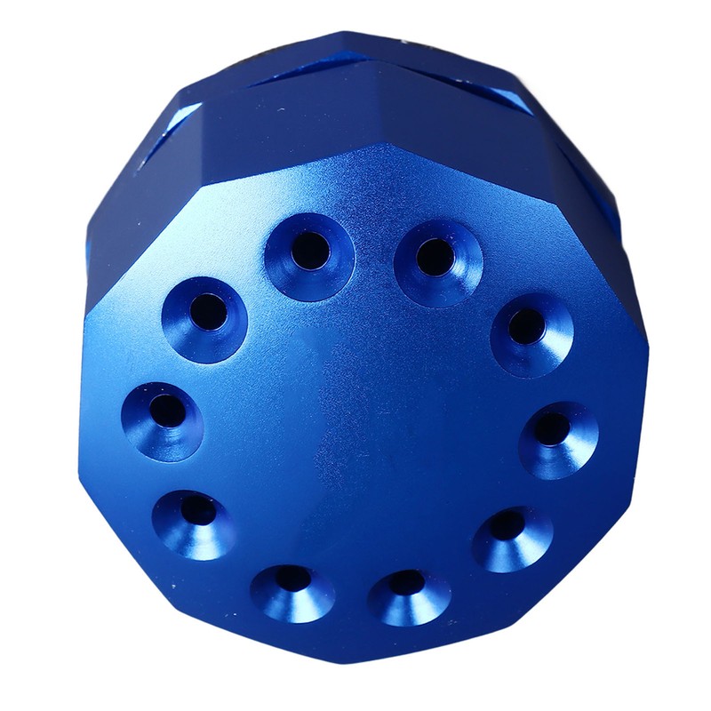 Screwdriver Storage Rack 10 Holes Aluminum Alloy Rotating Screwdriver Organizer