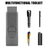 Tactical Flashlight Holster, Flexible Molle Flashlight Torch Pouch Vertical Small