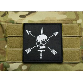Special Forces Woven Morale Patch SFARTAETC Nous Defions CIF CQB Green Beret SF 3"x3"