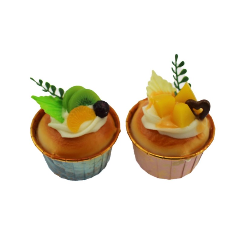 Speed mao Real-Like Cute Cupcake Food Sample Food Model 6-Piece