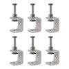 EXLECO 6 C Clamp Stainless Steel C Clamp Screw Clamp