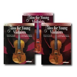 Barbara Barber's Solos for Young Violinists - Three Book Set - Includes Volumes 4, 5, and 6