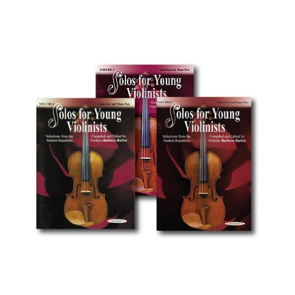 Barbara Barber's Solos for Young Violinists - Three Book Set