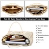 Laptop Tote Bag for Women Work 15.6 inch Canvas Shoulder