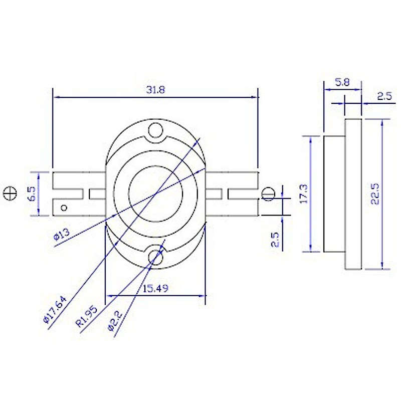 LED Chip 10 W High Power Warm White