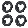 4 Pack Bathroom Basin Sink Round Hole Trim Overflow Cover