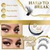 FEEGO 60D+80D Fluffy Look D Curl DIY Lashes Extension Kit