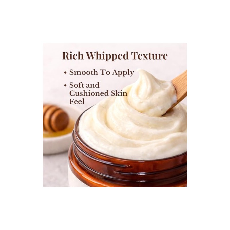 Whipped Tallow Honey Balm for Face & Skin, Beef Tallow