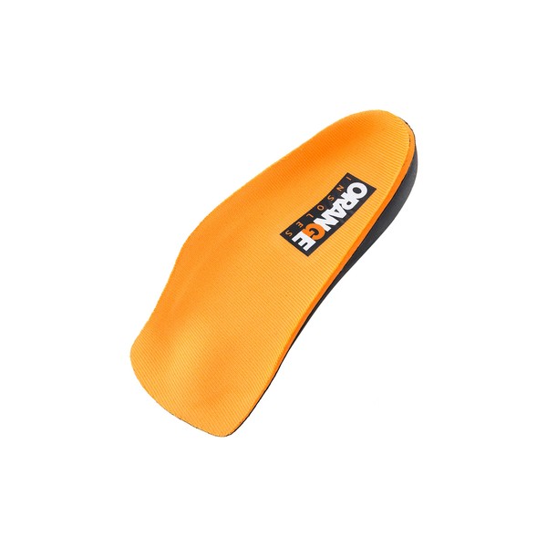 Orange Insoles F 3/4 Fits MEN'S shoe 12-13 Uses a heel cup, contoured medial arch, and metatarsal pad to help with better alignment and weight distribution, Offers versatility in your footwear, Unisex