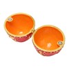 Egg Style Jewelry Trinket Box Zinc Alloy Hand Painted Enameled