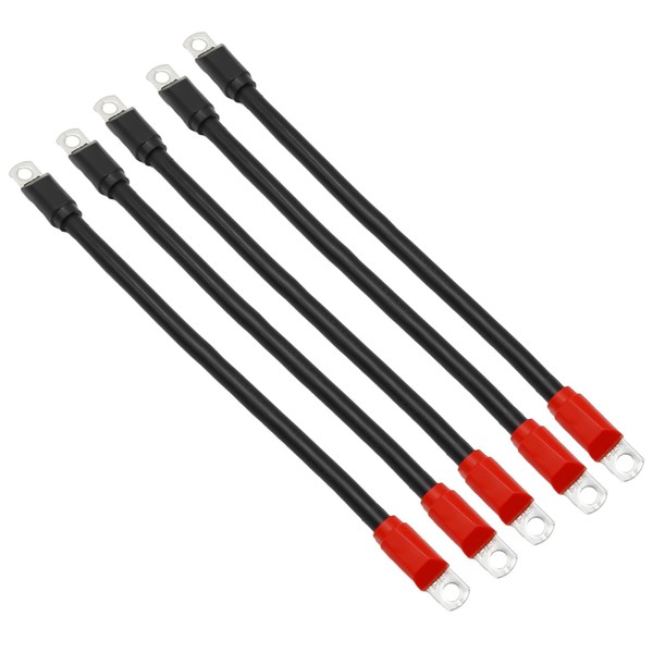 Vkinman 5 Packs Golf Cart Battery Cables - 4 Gauge