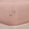 Brentfords Bedding King Size Fitted Sheet, 30cm Extra Deep Pocket