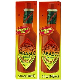2 Pack Tabasco Habanero Pepper Sauce (5 Ounce (Pack of 2))